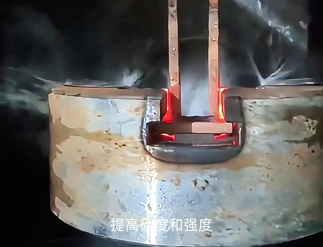 卡盘高频淬火是一种利用高频午夜影院污视频加热原理对卡盘进行淬